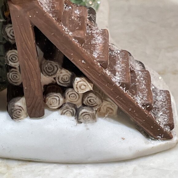 Vintage Dept 56 North Pole Series SANTA'S WOODWORKS 56286 Lighted Building 1993 - Picture 6 of 14